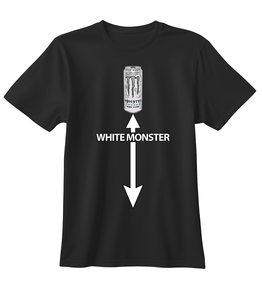 White Monster | Standart Tişört