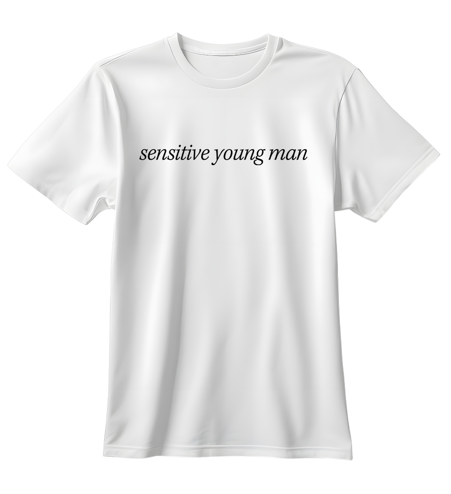 Sensitive Young Man | Standart Tişört