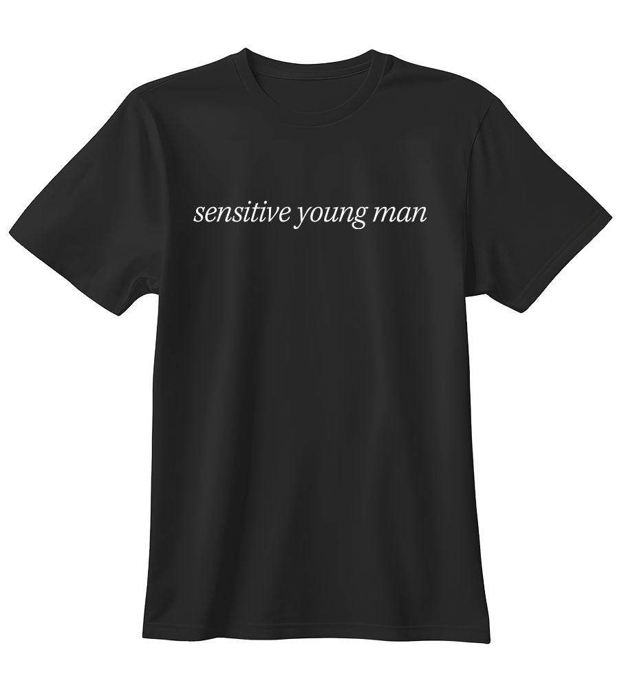 Sensitive Young Man | Standart Tişört