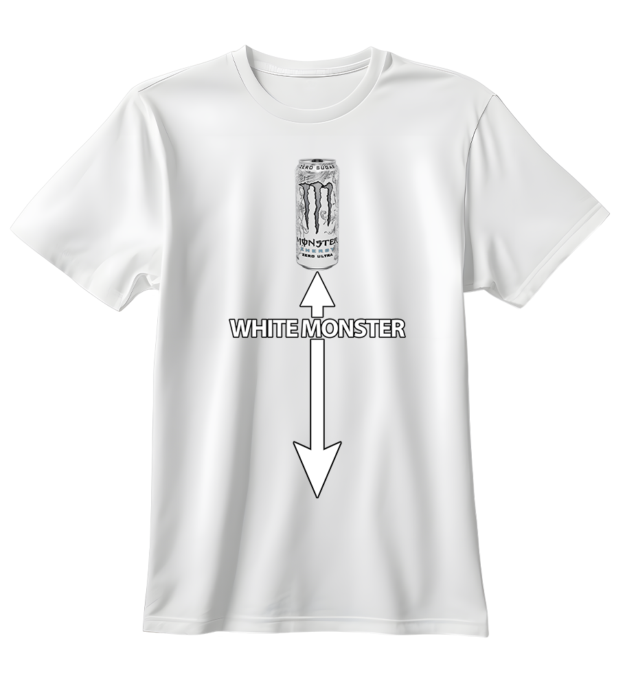 White Monster | Standart Tişört
